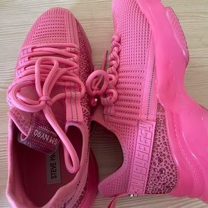 Maxima Hot Pink Steve Madden Sneakers